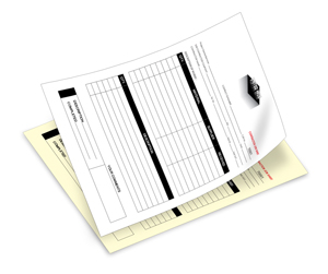 2 Part Carbonless Forms Printing | Order Two Part Carbonless Forms