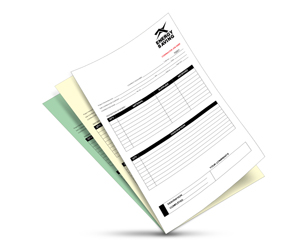 3 Part Carbonless Forms Printing, 3 Part NCR Business Forms