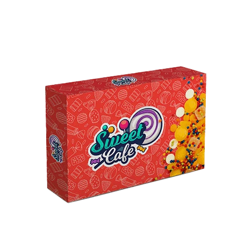 Branded candy box with multi color printing and matte lamination
