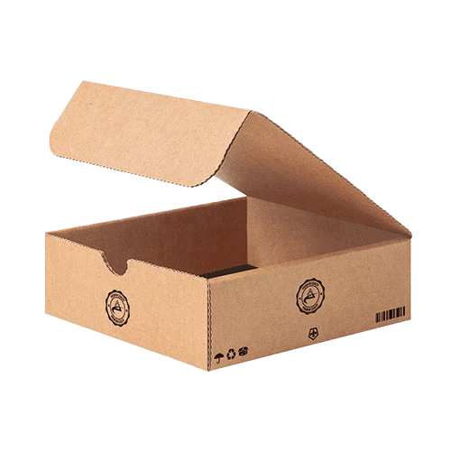 Custom printed kraft corrugated box for ecommerce brands and companies
